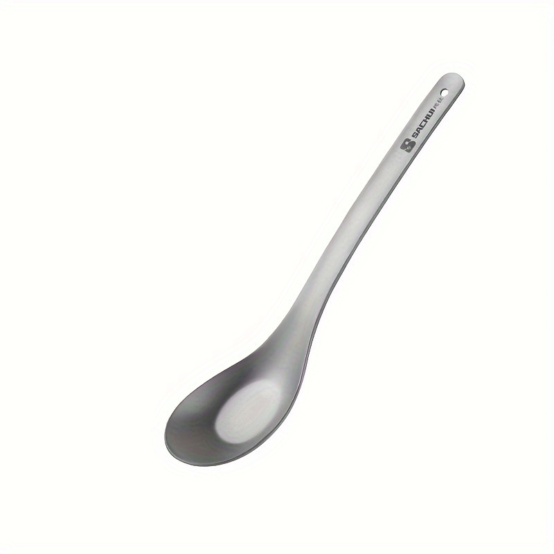 

Ultra- Pure Titanium Camping Spoon - Polished, Portable For & Cookware