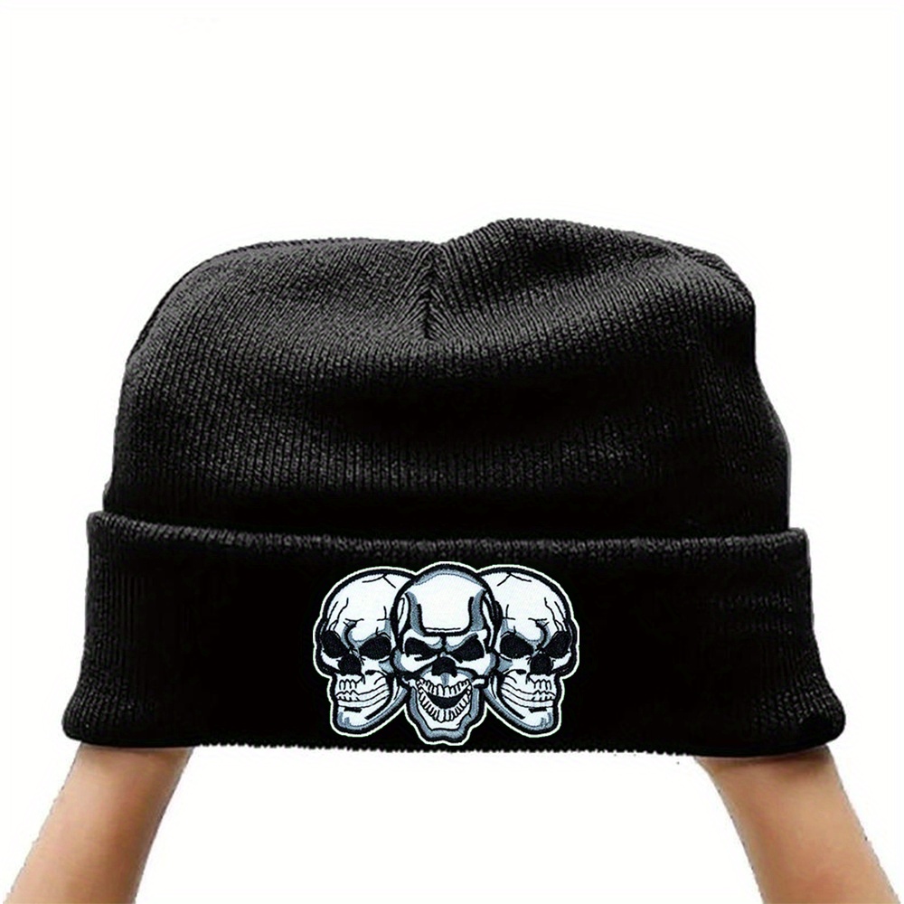 Y2K Beanie Knitted Hat Unisex Warm Skull Cap Acrylic Street Fashion YOHTAS Y2k Beanie Hat Knit Skull Cap Streetwear Headwear  main image 2