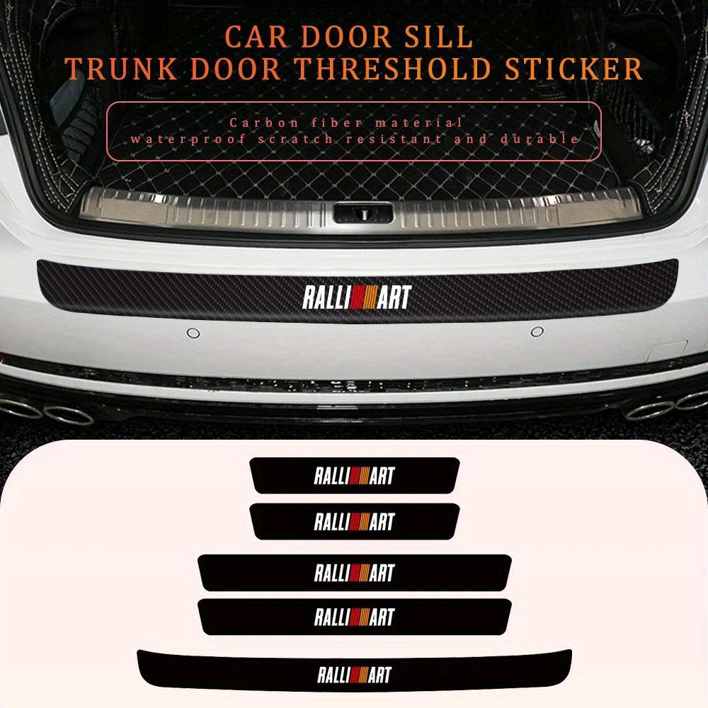 

Art Car Door Sill Sticker: Pu Leather Material, Waterproof, Scratch-resistant, And Durable For Art Eclipse , , Lancer Ex, Asx