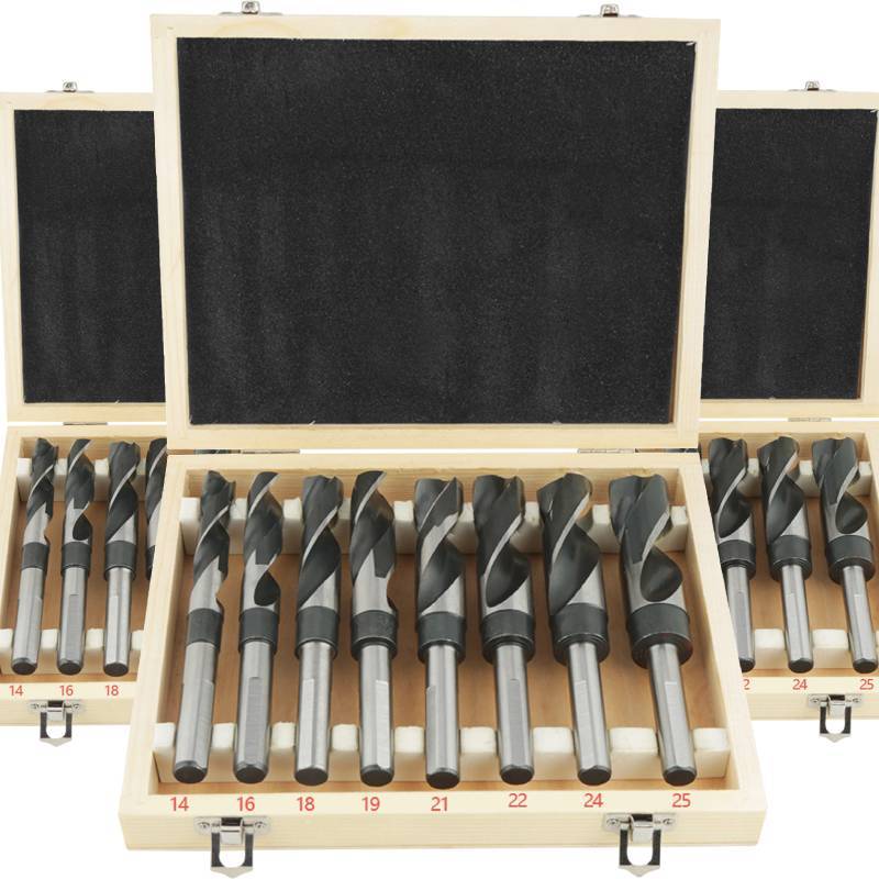 

8pcs Hss Drill Bit Set Large Heat Treated Industrial