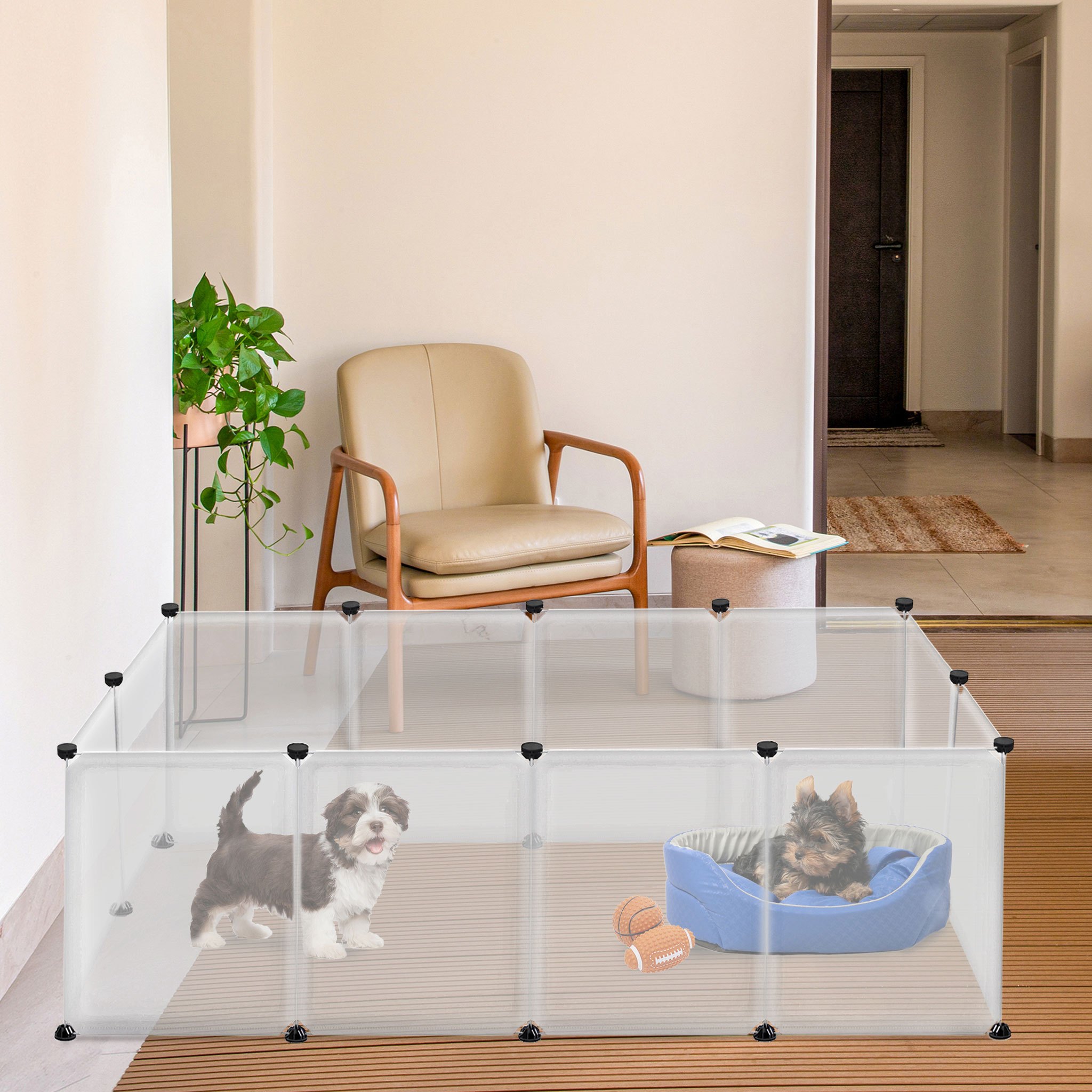 Outdoor Enclosure, Wire Enclosure For Rabbits, Diy Small Animal Enclosure, Guinea Pig Enclosure, , Small Animal Cage, Playpen, Rabbit Hutch For Indoor And Outdoor