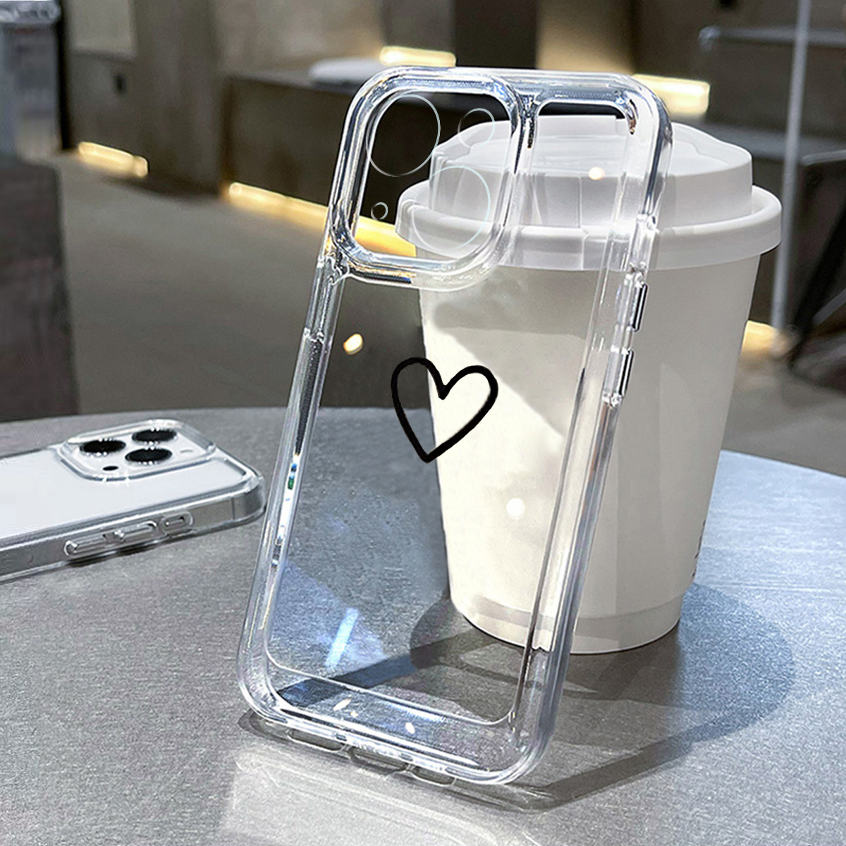 TEMU Phone Case - Compatible With For Xiaomi/redmi Phone Covers Featuring Small Heart-shaped Designs For Models Like For Xiaomi 14, , M13t, M11lite,
