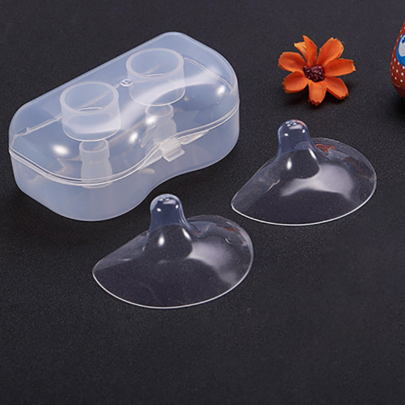 

Silicone Protectors With Box: Circular Triangular Shield - Perfect For Breastfeeding Moms - Great For Christmas, , Thanksgiving, New Year, And Valentine's Day