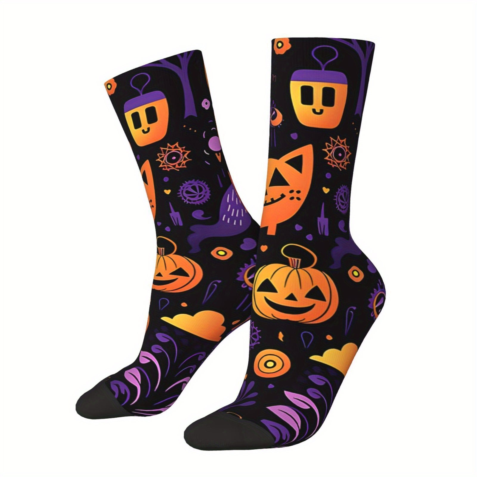 

Halloween - Pumpkins & Skeletons, Polyester , Fun Novelty , For