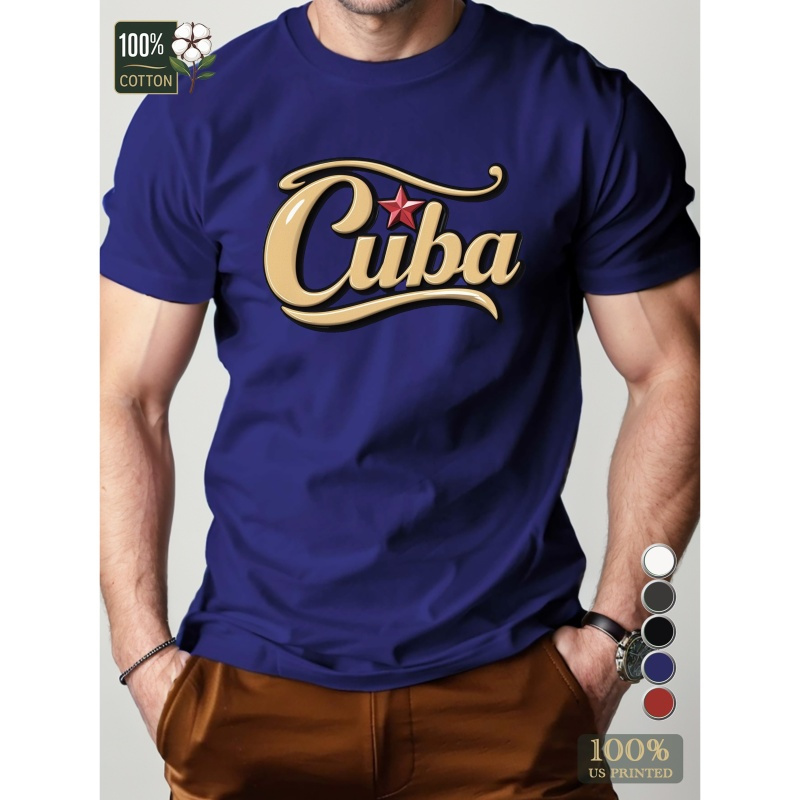 

Cuba Cotton Men's Tshirt Comfort Fit