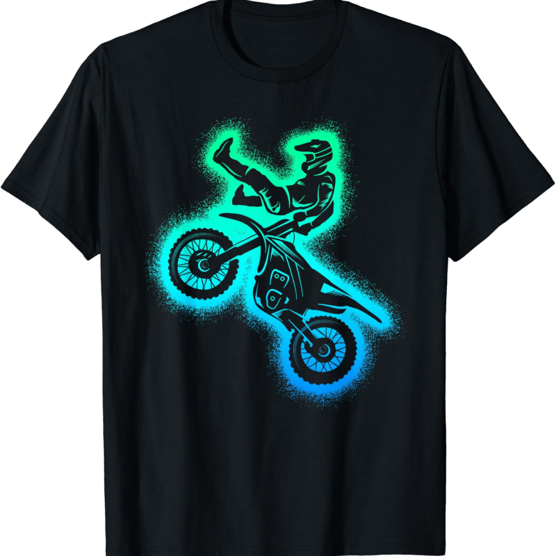 

Dirt Bike Riding Motocross Racing Men Boys Dirt Biking T-shirt