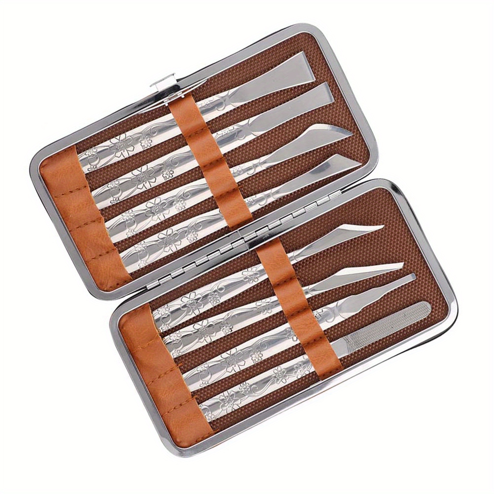 

8pcs Callus Rasp File& Shaver Foot Hard Corn Remover Pedicure Tool, Stainless Steel Foot File Dead Skin Horny Remover Tool Set, Suitable For Home Or Travel