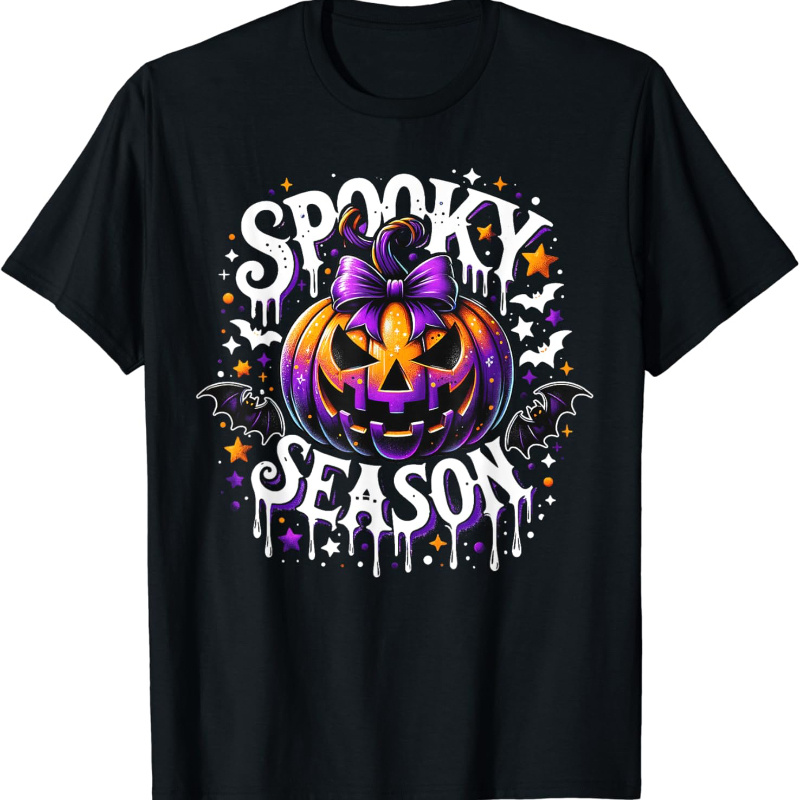 

Spooky Season Trick Or Treat Funny Jack O Lantern T-shirt