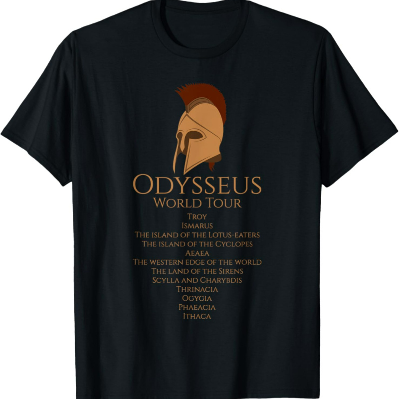 

- Ancient Greek Epic Mythlogy T-shirt