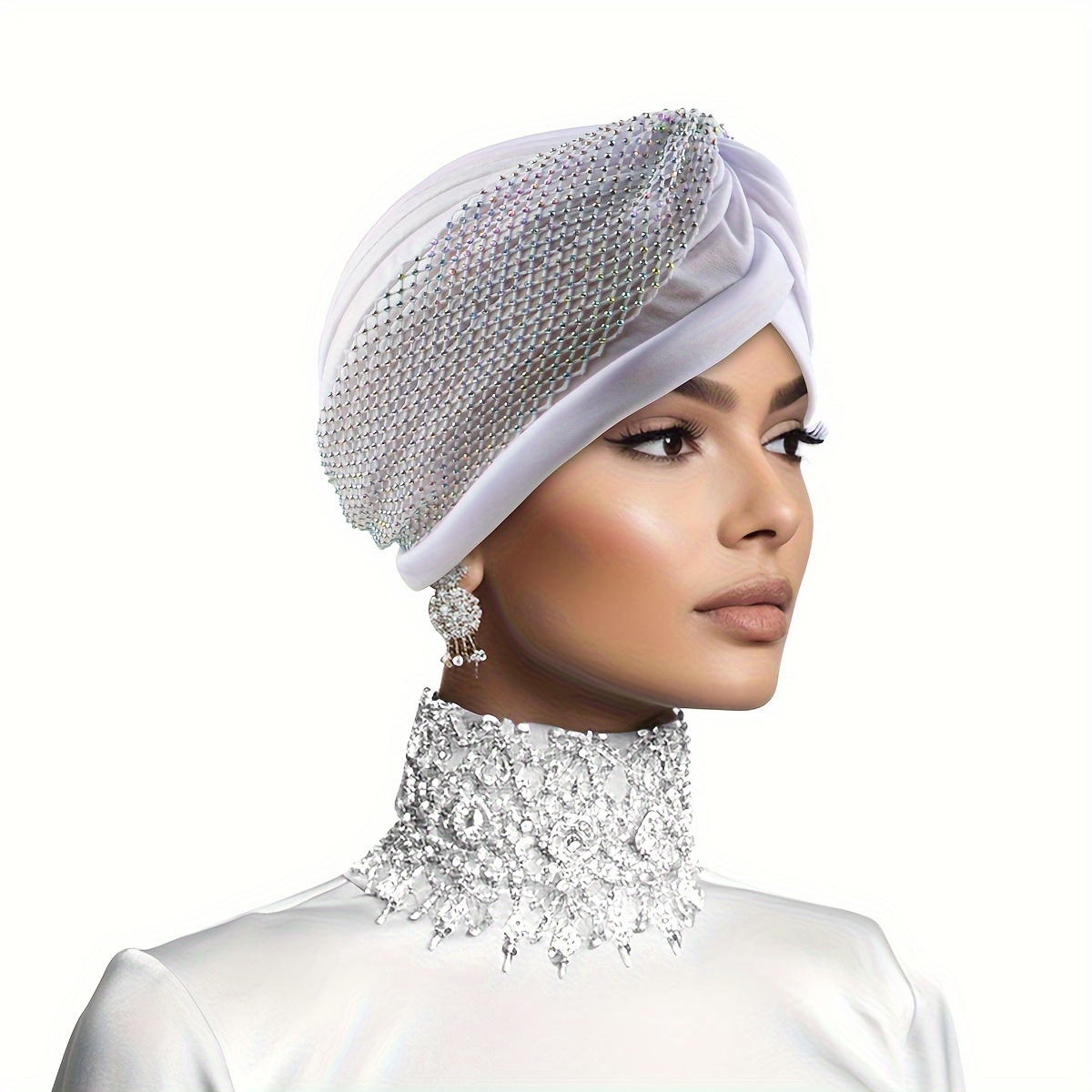 

1-3pcs Women's Bow Turban Hat - Stretchy Polyester Turban | Hat Women's