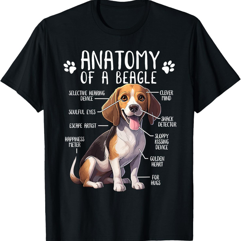 

Funny Beagle Anatomy Of A Beagle Cute T-shirt