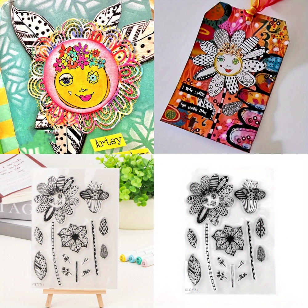 

1pc Are Used For Diy Scrapbooking, Photo Albums, Card Making, Decoration, Paper Craft, Rubber, Transparent Stamps