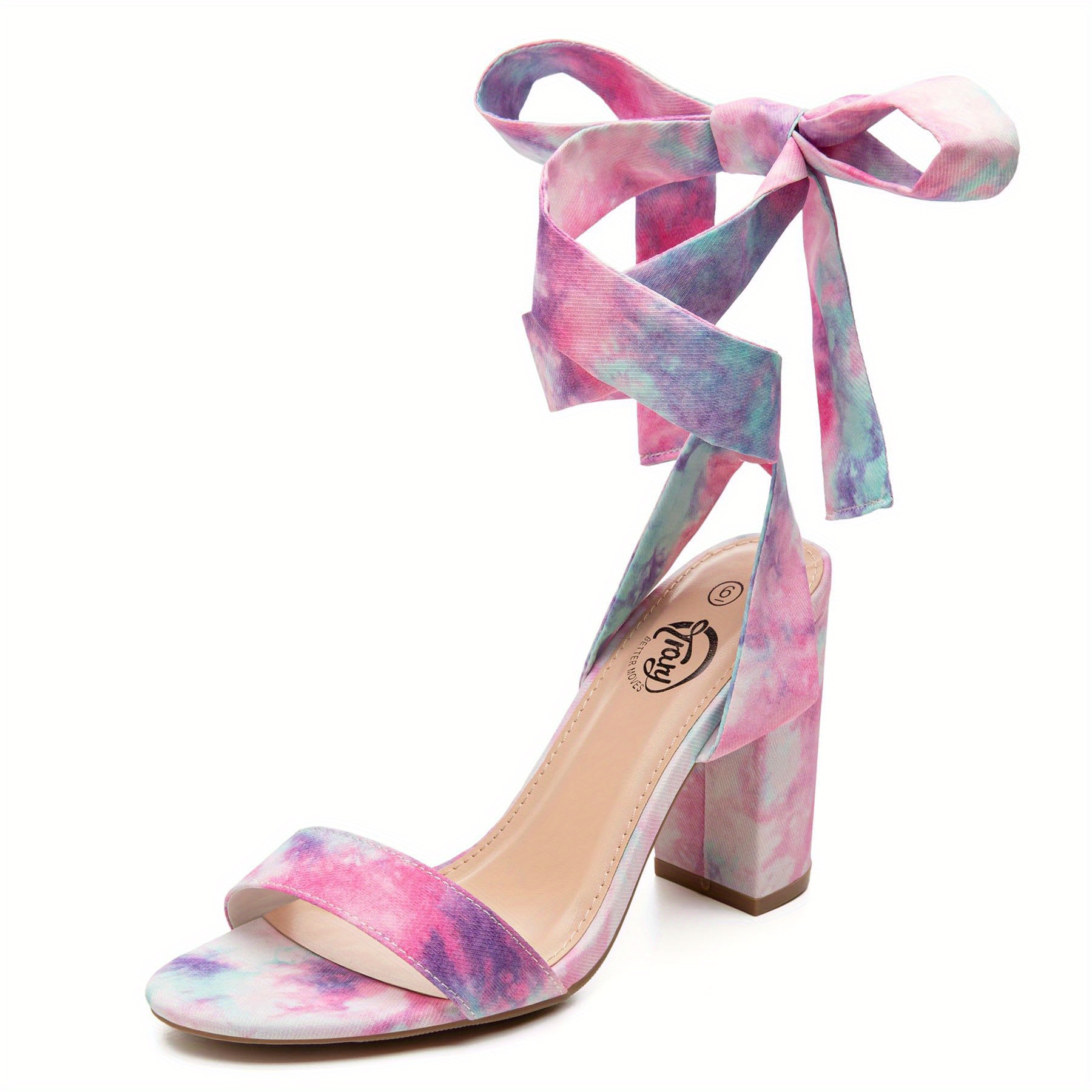 pink purple nude red black heels women lace chunky Temu