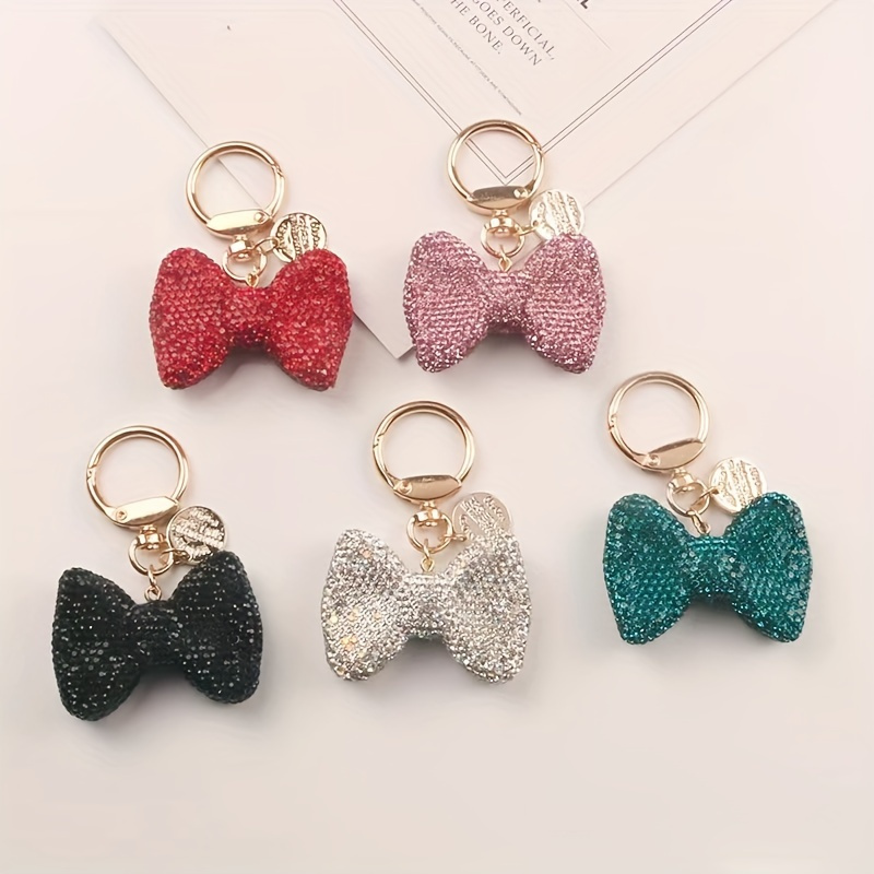 

Bow Keychain - Metal For Women's Decoration - Car Rhinestones And