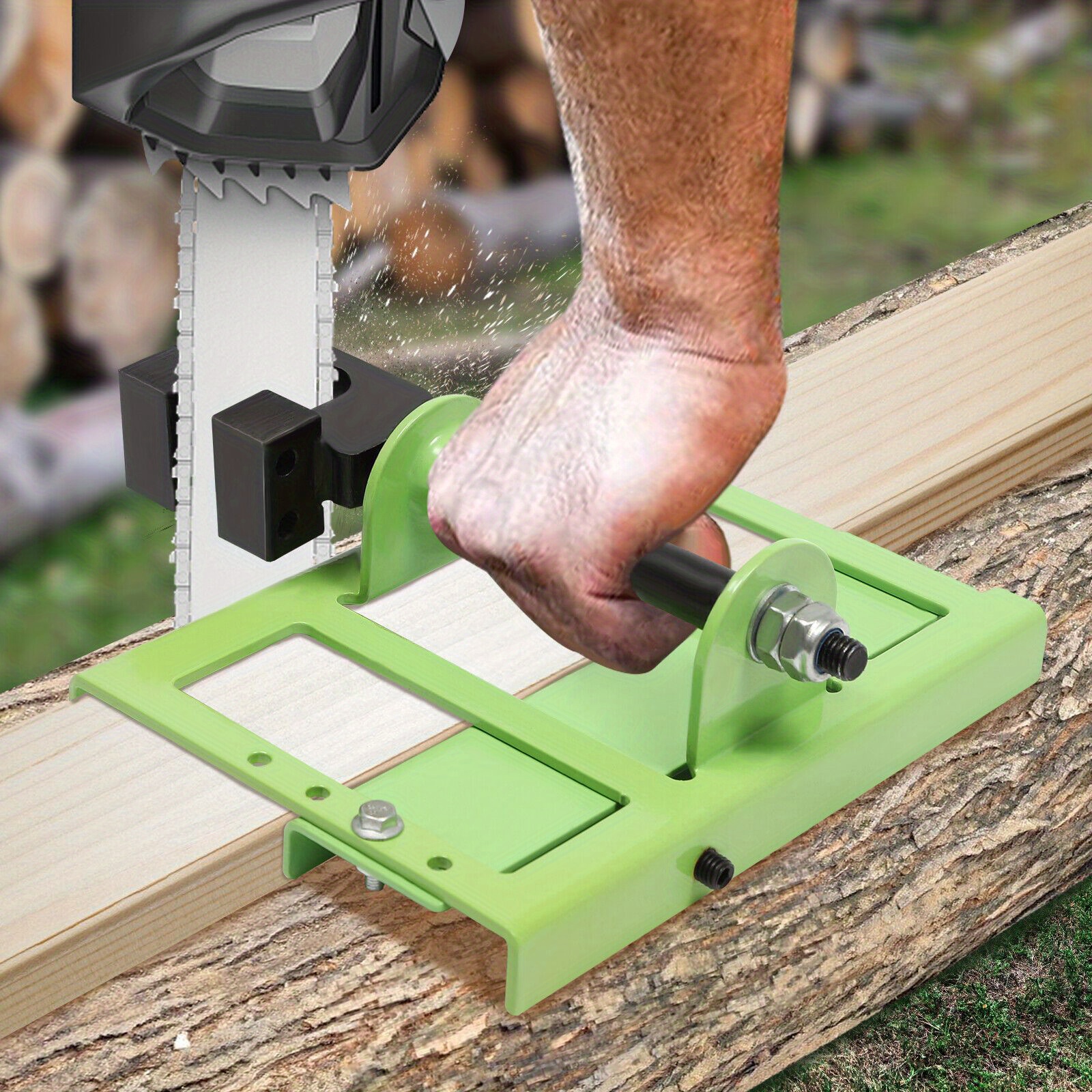 

Chainsaw Mill Guide Portable Wood Cutting Guide For Cutting Board Wood Suitable For Or Electric Chain Saw