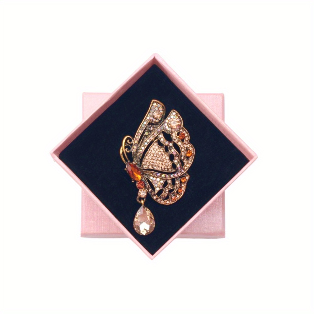 элегантная брошь с висящей слезой и металлической фигурной булавкой для женщин, банкетных и официальных мероприятий, детали 0