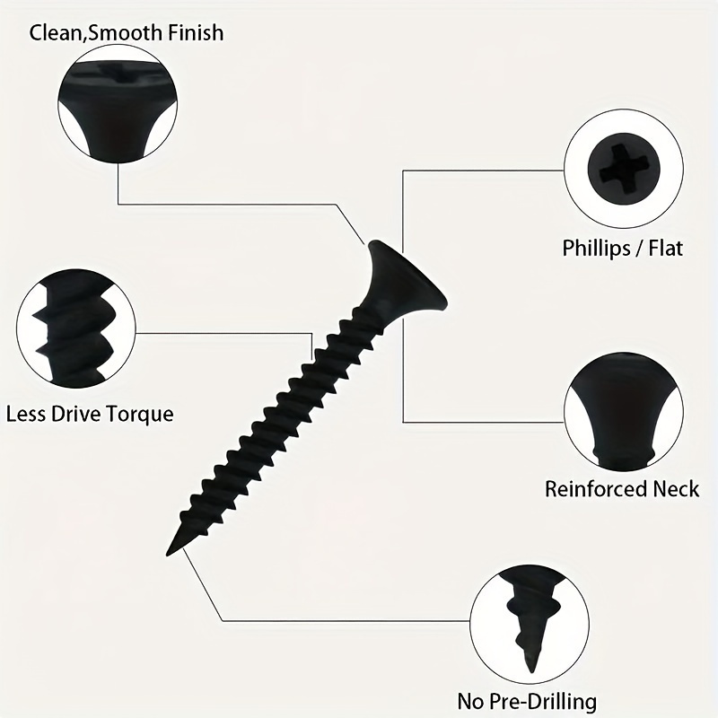 Kit de 800 Piezas de Tornillos Autorroscantes M2, Varios Tamaños y Estilos - Material Metálico Duradero con Hilo Espiral y Cabeza Plana, Ideal para Reparaciones en Carpintería y Montaje Eléctrico, Incluye Caja de Almacenamiento Práctica