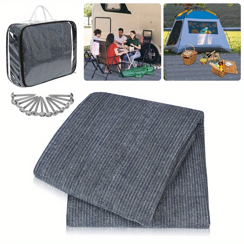 

Auvent Tapis extérieur tapis de camping tapis de tente tapis de sol pour auvent tapis de camping auvent sol bleu- pour camping-car Tente