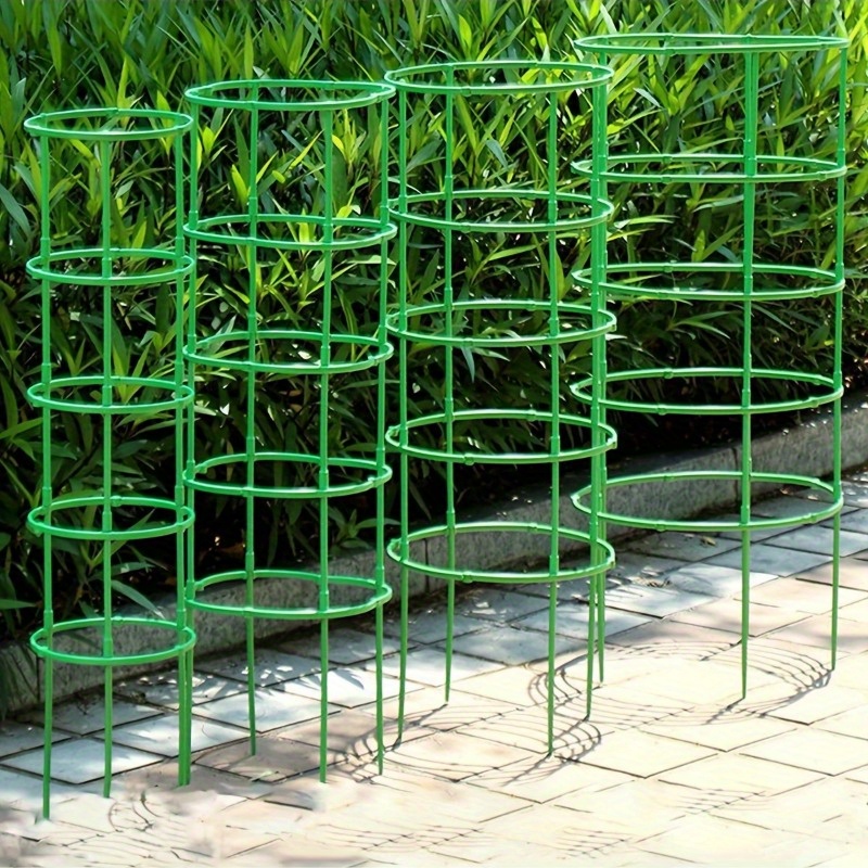 

-saving 5- Stackable Plant Support Pvc Rings - , For & Potted