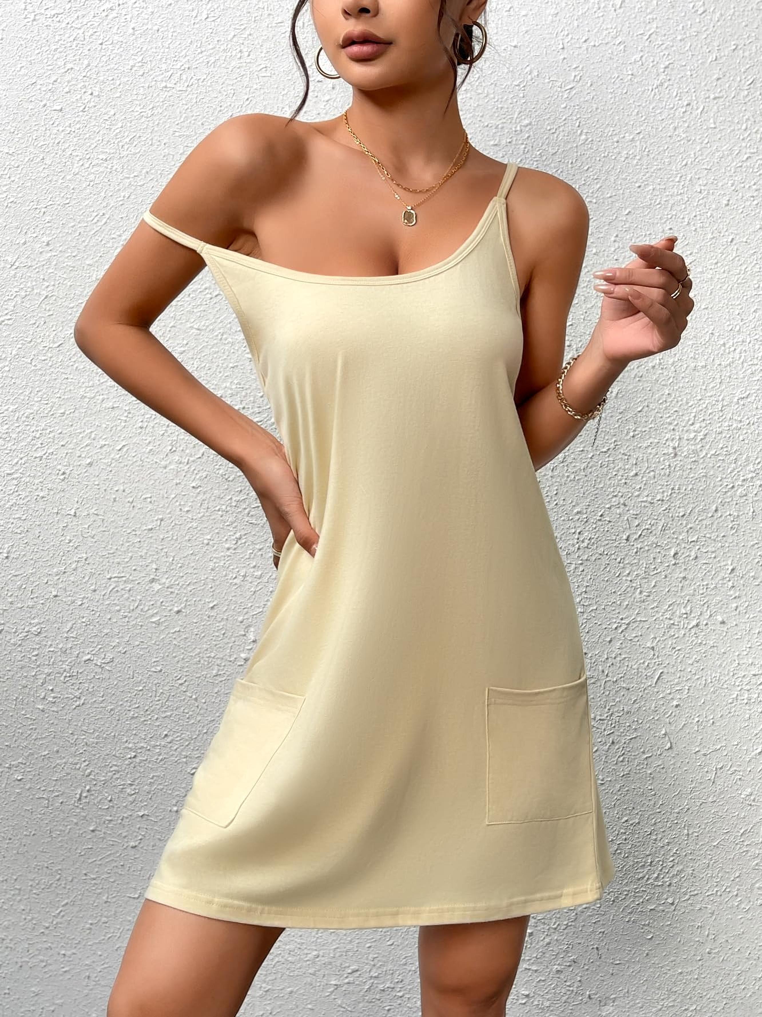nightgowns women cotton sleepwear adjustable - Temu