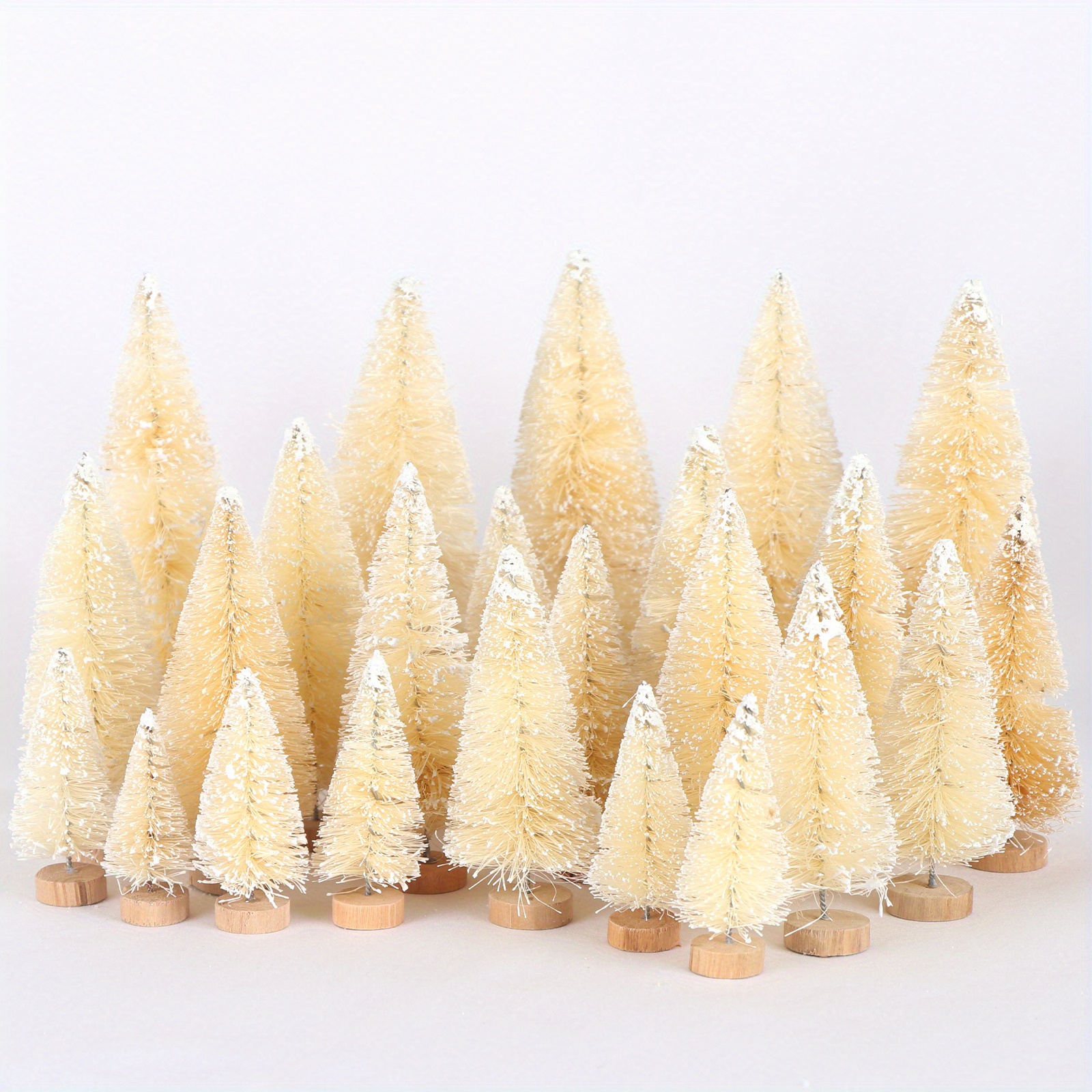 

24- Christmas , Centerpieces, Sisal Wooden , Bendable , Sprinkled Decor For , , , & Christmas Gifts