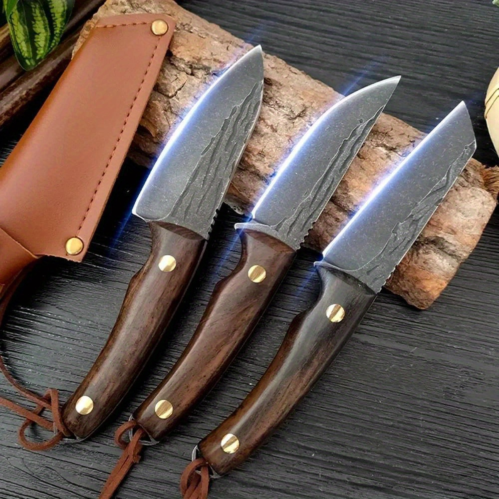 

Professional-grade Kitchen Knives: Hand-forged Knives, Fish Fillet Knives, Chef Fruit Knives, Vegetable Knives, Boning Knives, With Knife Sheath Protection, Cooking Is More Worry-free