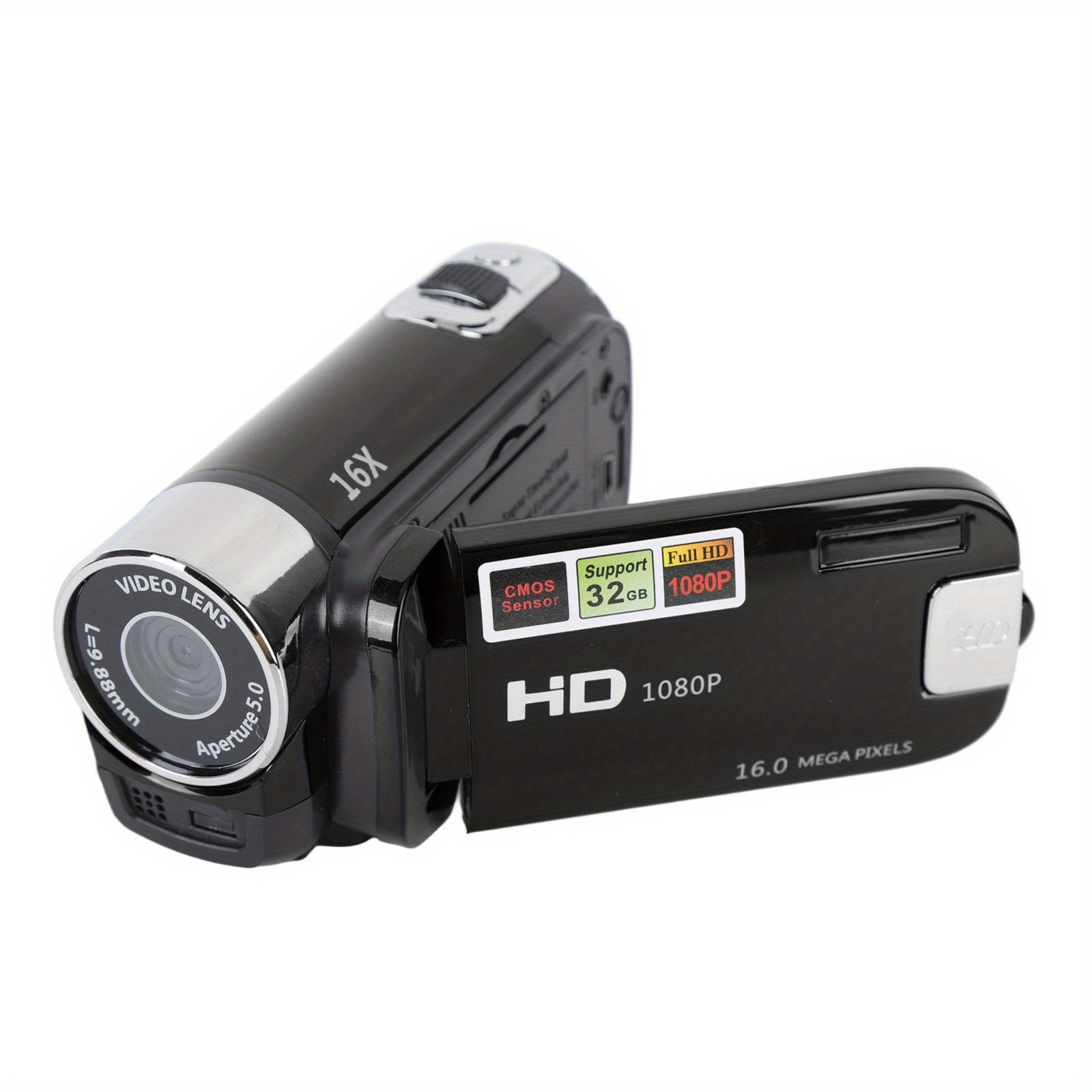 

Camcorder 1080p 16mp Fhd For Youtube Camcorder 2.7" Lcd , 16x For