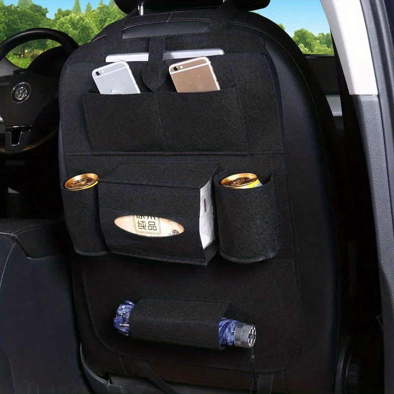 TEMU 1pc -functional Storage Bag, Car Hanging Bag, Chair Bag, Storage Car Storage Bag