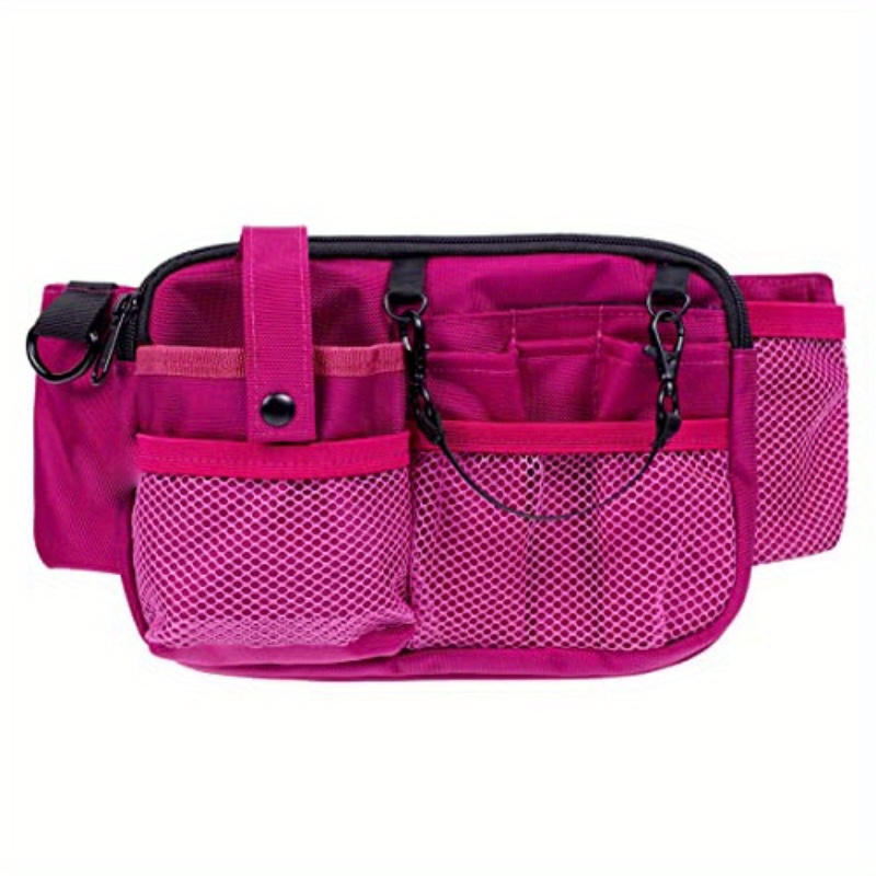 TEMU Sac d'infirmière portable, pochette de taille, kit d'outils, fournitures pour personnel, sac de travail de à bandoulière