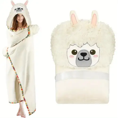 1 set Couverture à capuche confortable et portable - sweat 1 set Couverture à capuche confortable et portable - sweat