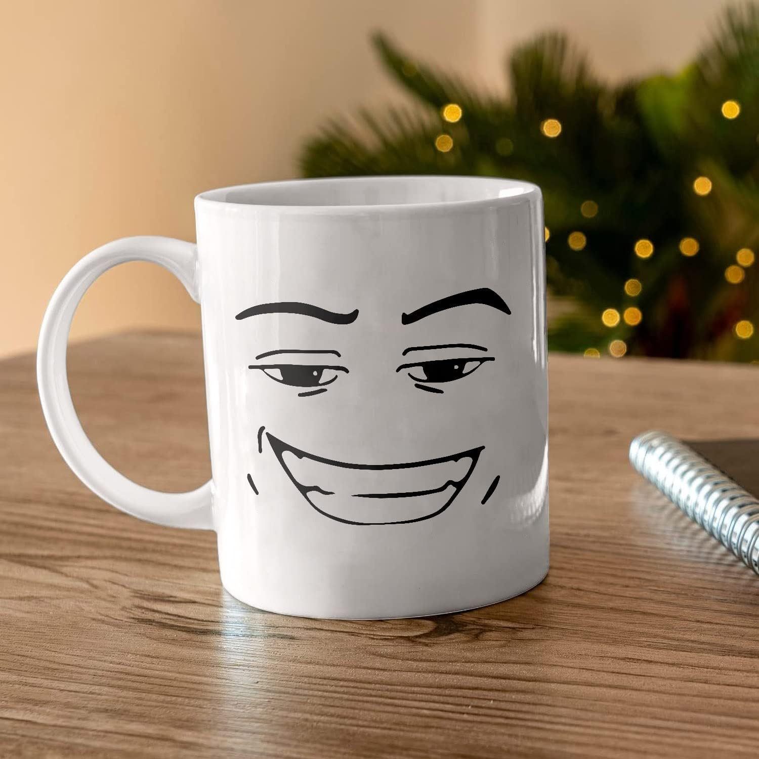 

Mug Funny Gift - Serious Guy Face - Gamer Mug - Mug For Gamer - Avatar Face White 11oz Ceramic Mug, Unique Ceramic Coffee Mug, Perfect Gift For Your Witty Friends And Colleagues,