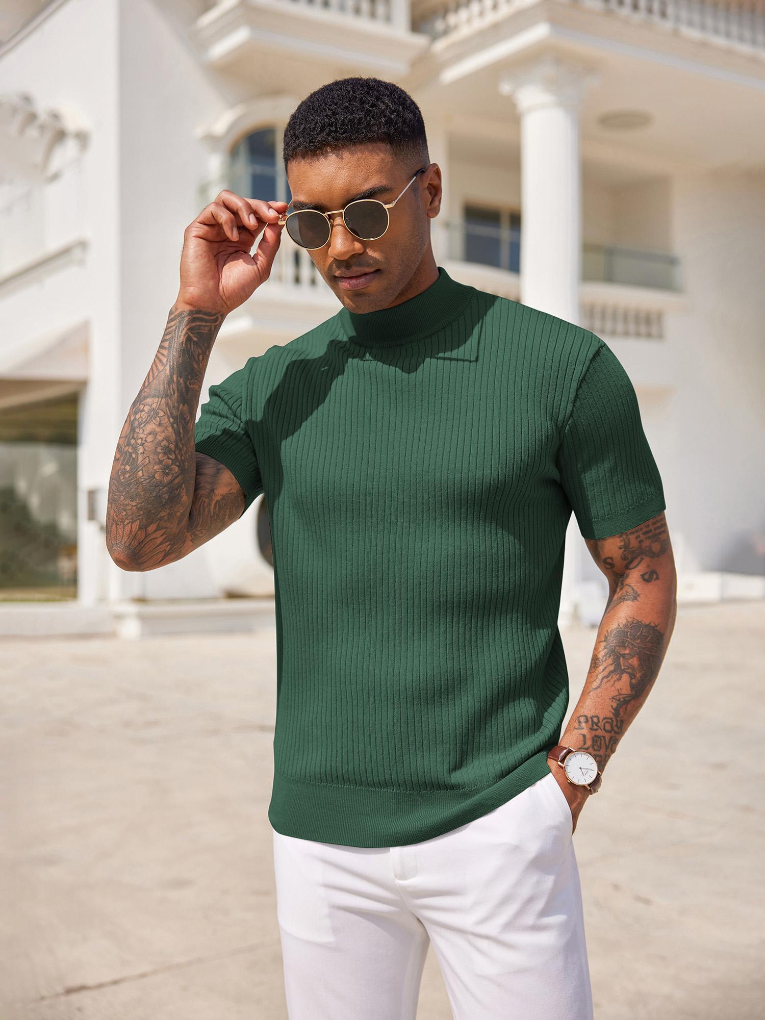新品　BRIEFING　MENS BOUCLE TURTLE NECK KNIT mens-turtleneck-sweater-