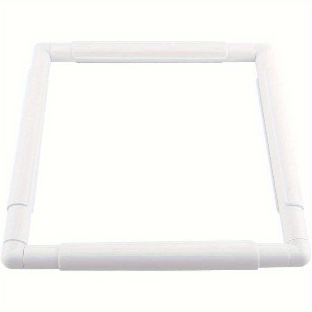 

Q Snap Frame Stitch Q Snap Frame White Polypropylene Plastic Clip Frame For Embroidery Stitch Quilting Needlepoint Diy Tool (20.3*20.3cm) (27.9*27.9cm)