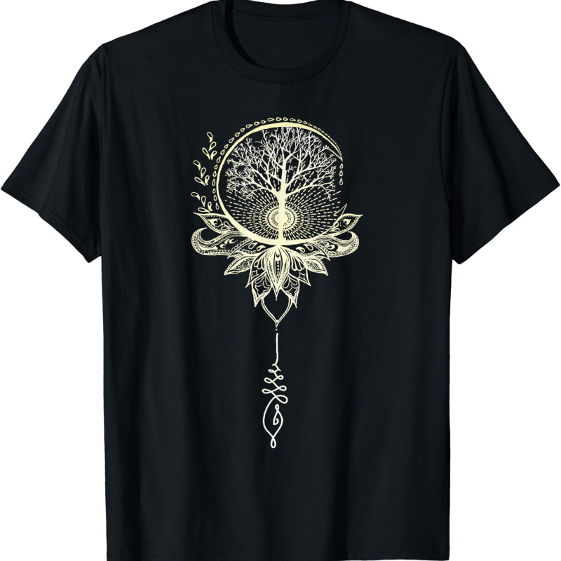 

Mandala Lotus Unalome Tree Of Life T-shirt