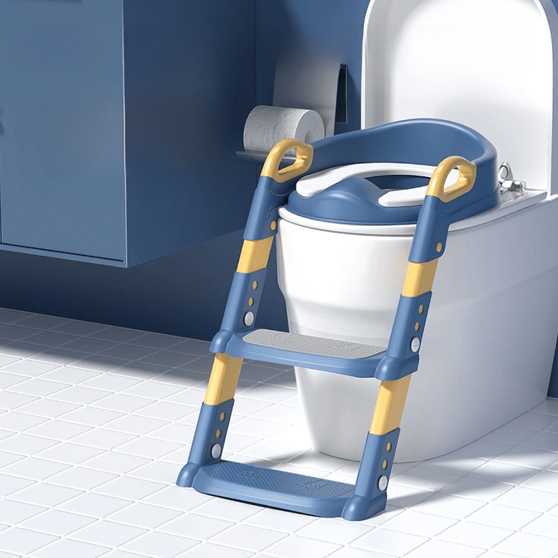 

Children's Toilet Seat Frame, Baby Toilet, Toilet Seat Cushion, Auxiliary Device For Children, Folding Ladder-style Toilet Seat