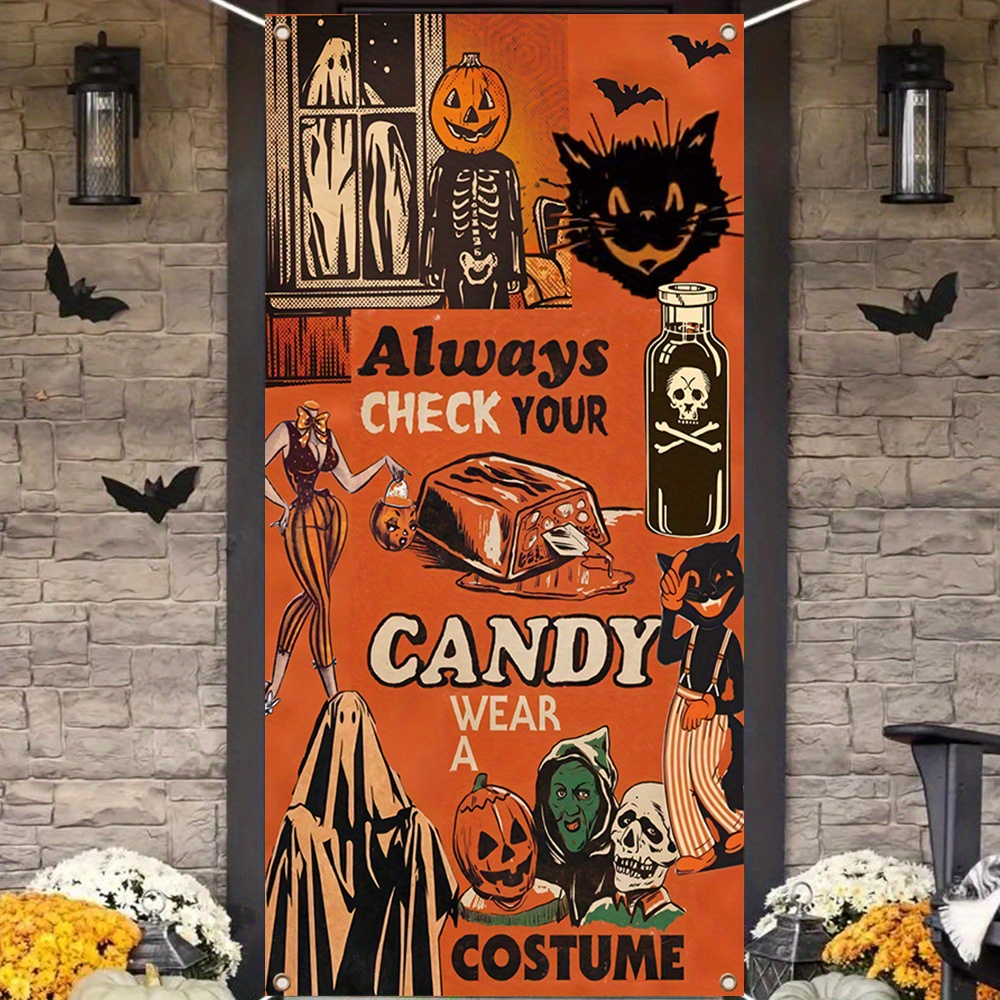 

Halloween Check- - Decor, Polyester Hanging For / Use, For Decoration