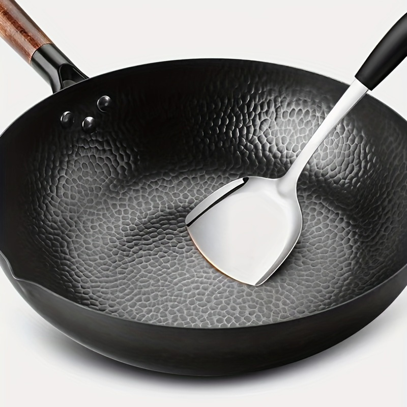 

1pc, 12.6'', Wok, Chinese Wok, Cooker, For Induction, , Gas, , All , Utensils, Gadgets, Accessories, Household