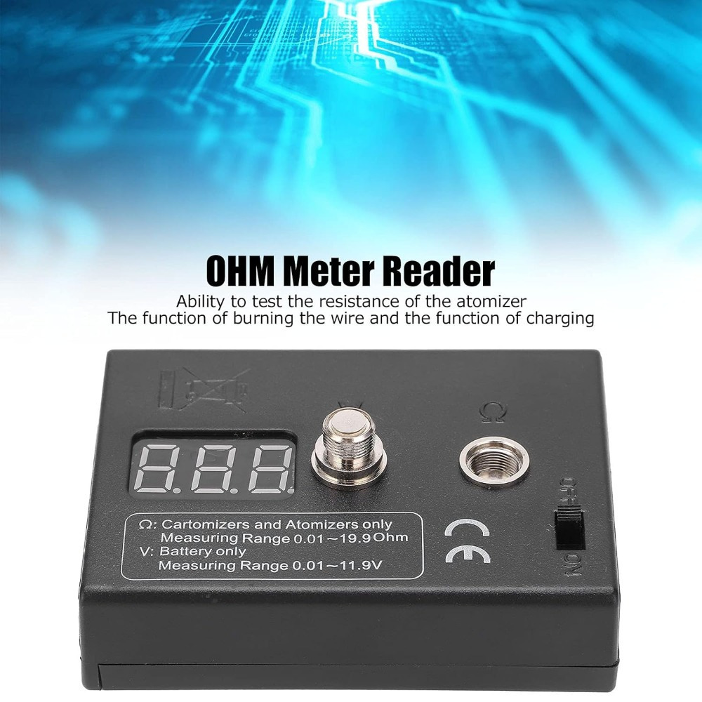 coil tester, accurate wiring burning function small error wire ohm meter  for diy - business, & science