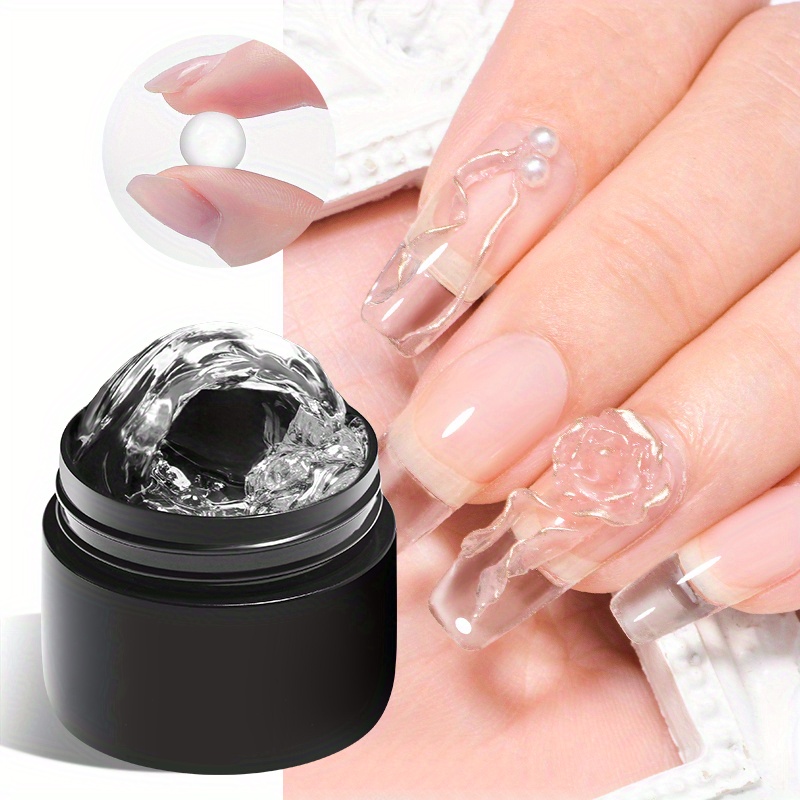 

Non-stick Hand Solid Extension Nail Gel Solid Builder Gel For Nail Extension Aurora Solid Extension Gel 3d Nail Gel Art Nail Strengthen Nail Art For Home Nail Salon