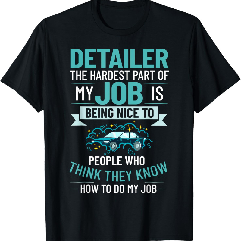 

Funny Professional Car Detailing T-shirt