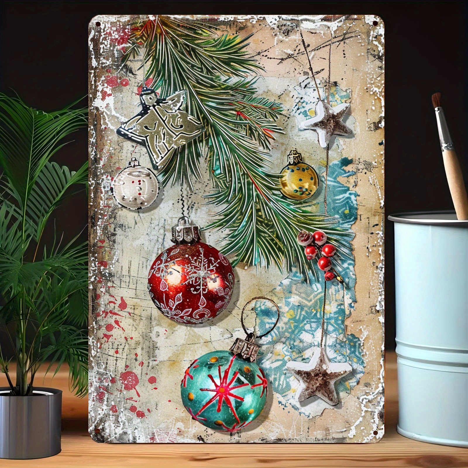 

Christmas Metal - For Or Decor, (8x12 ), Christmas Decor