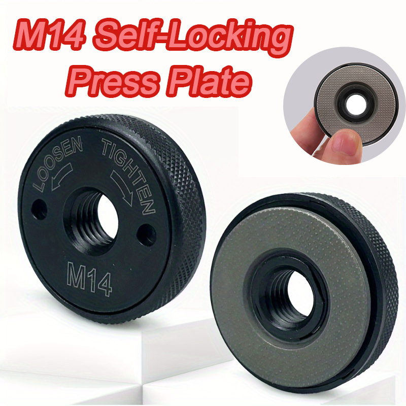 

M14 Self-locking Press Plate M14 Round Quick Clamping Nut Angle Grinder Press Plate Accessories