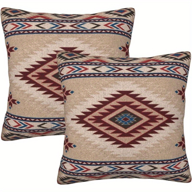 

2pcs 18x18 - , Polyester, - For Sofa & Bedroom Decor