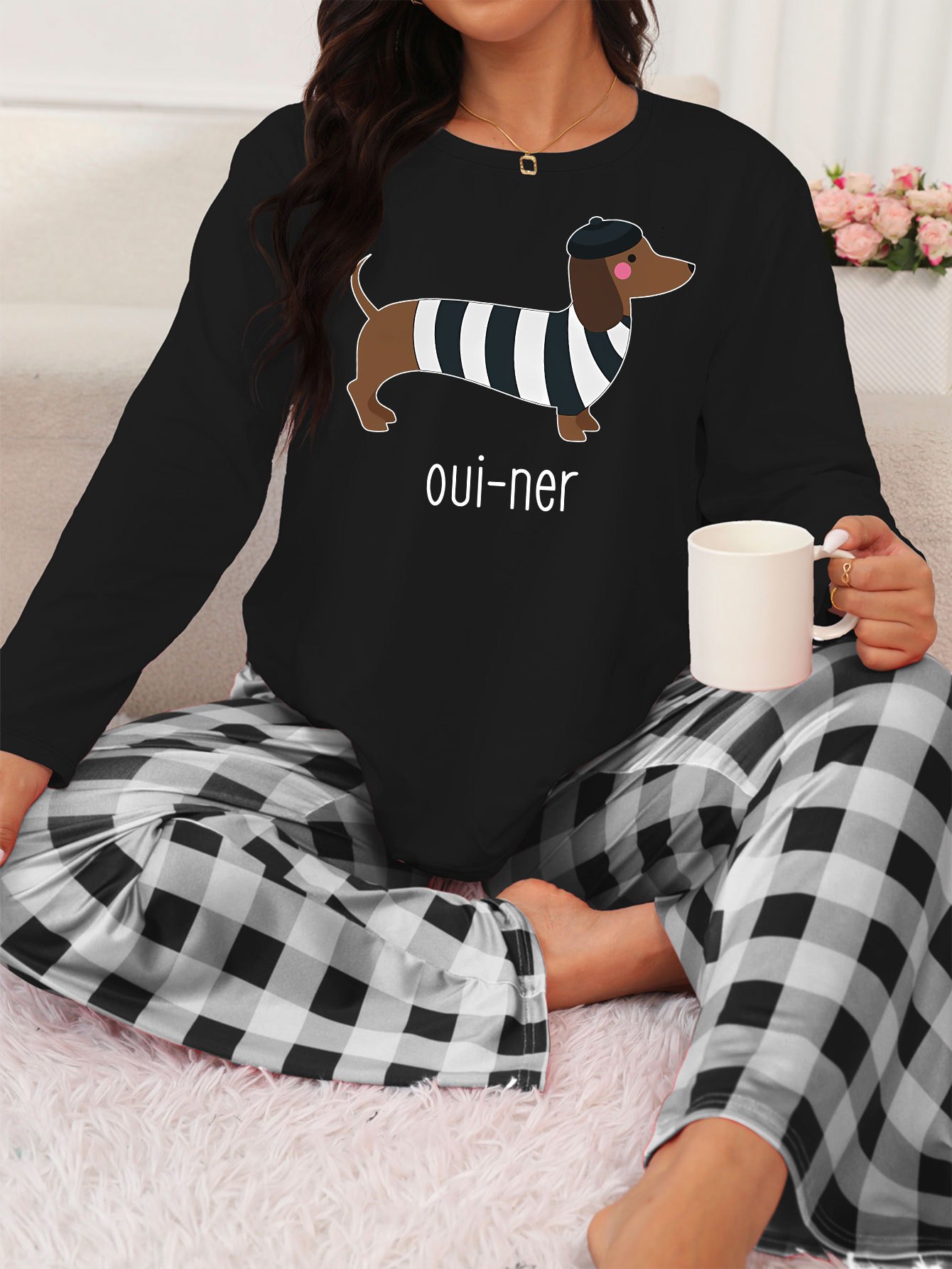 Sausage Swagger Sausage Dog Pyjamas Womens Matching Family Pajamas
