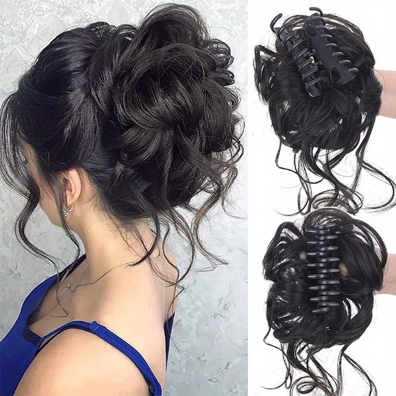 

Extra Large Updo Hair Bun For Women, Messy Bun Hairpiece For Women, , , Suitable For All People, , Elegant Party Synthetic Ponytail With Hairpiece Holder