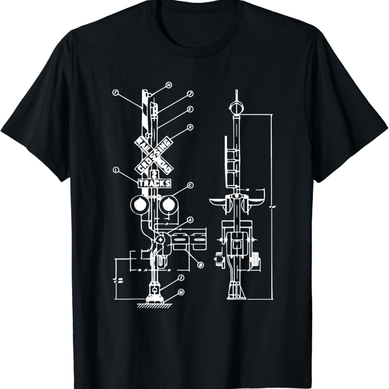 

Vintage Railway Model10 Crossing Model Train T-shirt