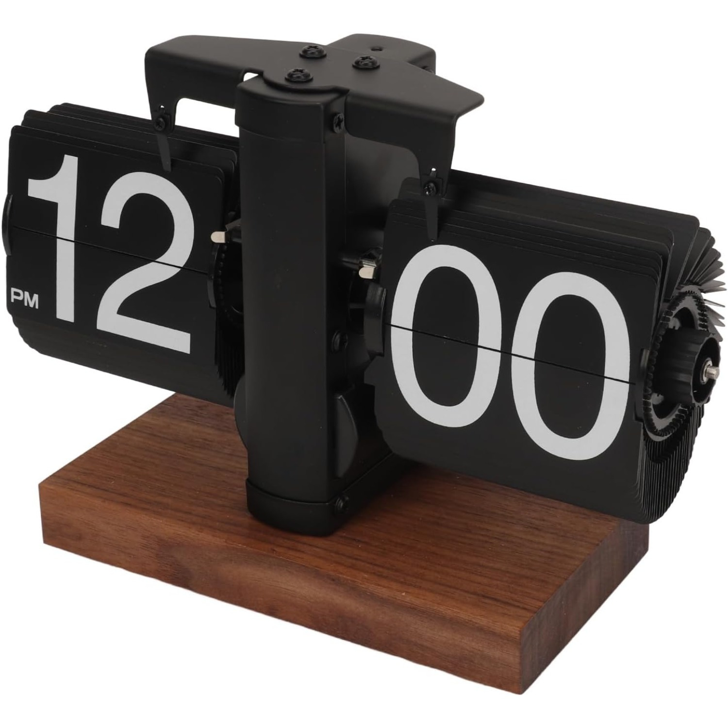 

Clock Easy To Read, Smooth Base, Surface, Placement For Living Room, Bedroom (black)