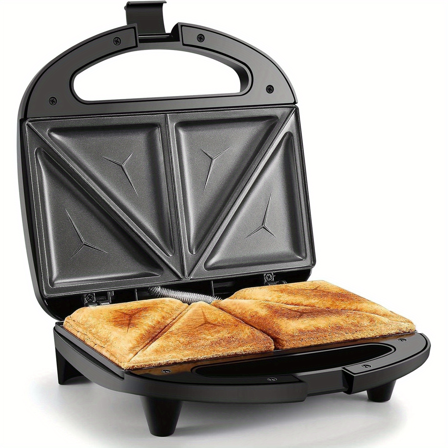 

Ostba , Toaster And Electric With Plates, Led Indicator Lights, Handle, Black