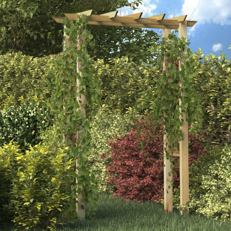 garden   rose arch 150 x 60 x 204cm wood impregnated 0