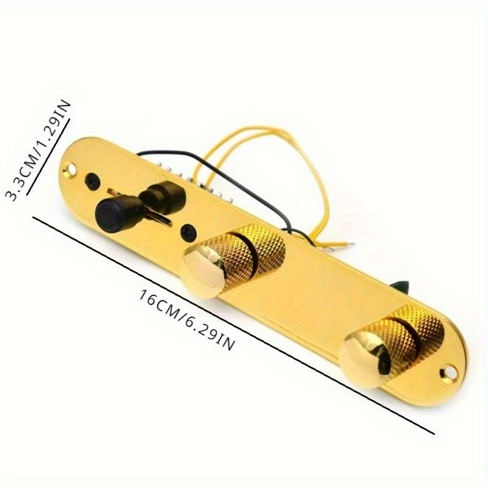the electric guitar single piece   controls   assembly control circuit system guard plate